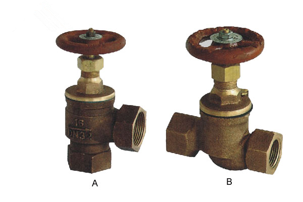 船用内螺纹青铜截止阀A型、B型